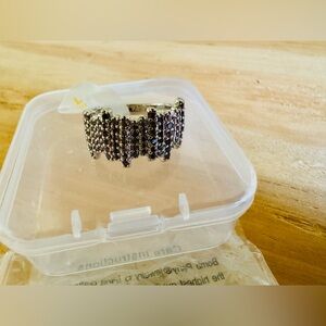 Bomb Party OG 2025 RG41269 Lab Pink Corundum on Rhodium Plating Sz 7.